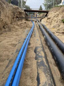 Komunikační trasa - HDPE Galandauerova, Brno