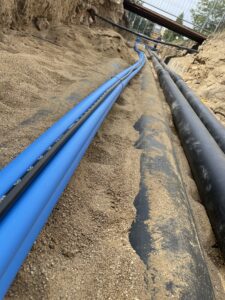 Komunikační trasa - HDPE Galandauerova, Brno